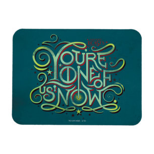 Sie sind einer von uns jetzt grüne Grafik Magnet