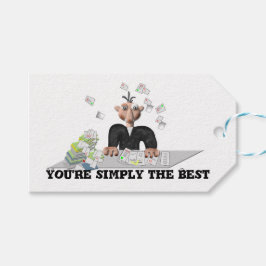 Sie sind einfach der beste .Personalisierte Text Geschenkanhänger