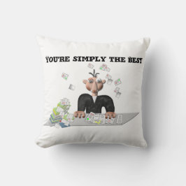 Sie sind einfach der beste .Personalisierte Text Kissen