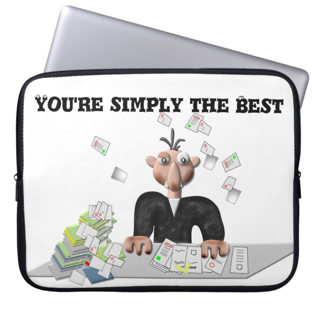 Sie sind einfach der beste .Personalisierte Text Laptopschutzhülle (Vorderseite)