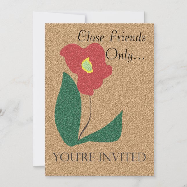 Sie sind eingeladen einladung (Vorderseite)