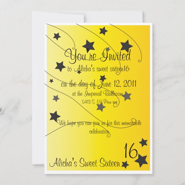 Sie sind eingeladen einladung (Vorderseite)