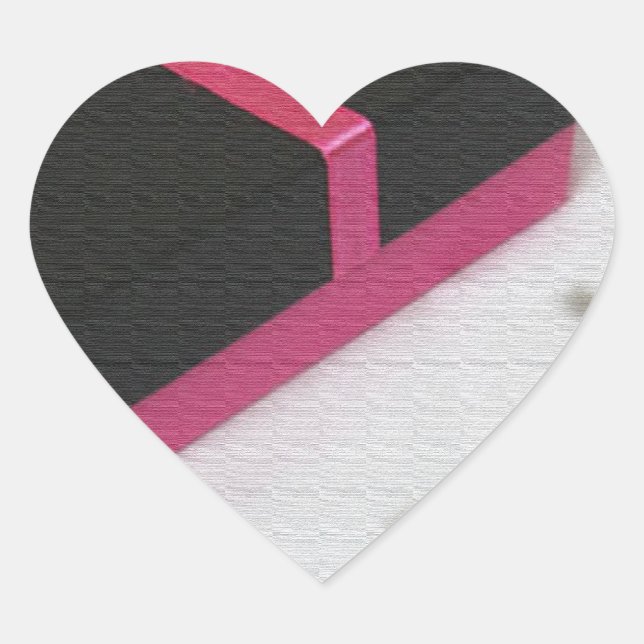 Sie sind eingeladen Herz-Aufkleber (Vorderseite)