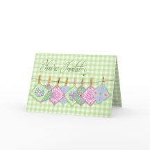 Sie sind eingeladen - Quiltplätze - Wäscheleine -