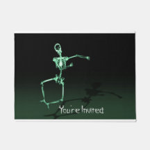 Sie sind eingeladen Skeleton Funny Door Mat