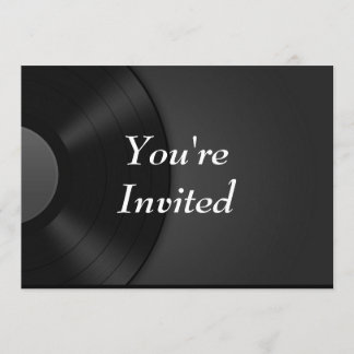 Sie sind eingeladen - Vinyl Einladung