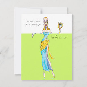 Sie sind eingeladen zu essen, zu trinken und fabel einladung