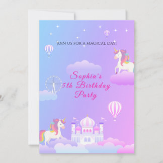 Sie sind eingeladen, zum Magical Unicorn Palace! Einladung