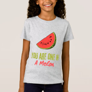 Sie sind eins in einem Melon Watermelon Frucht T-Shirt