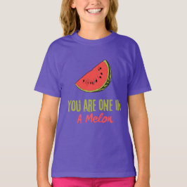 Sie sind eins in einem Melon Watermelon Frucht T-Shirt