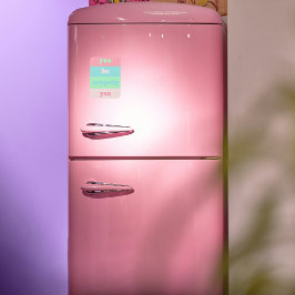 Sie sind einzigartig Ihr inspirierendes Zitat Magnet