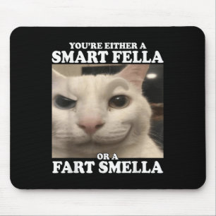 Sie sind entweder eine kluge Fella oder eine Furz  Mousepad