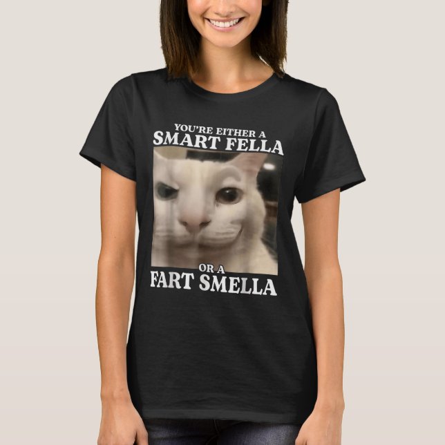 Sie sind entweder eine Smart Fella oder eine Furz  T-Shirt (Vorderseite)
