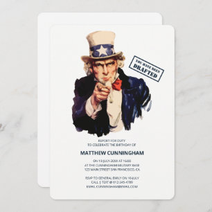 Sie sind erarbeitet worden! B-Day-Feier Einladung