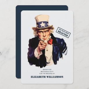 Sie sind erarbeitet worden! Bridesmaid-Dienst Einladung