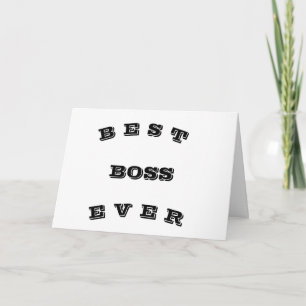 SIE SIND ERNST ***BOSS*** CHRISTMAS KARTE