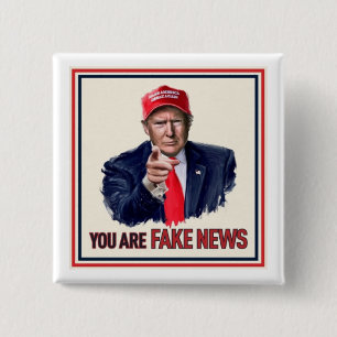 "Sie sind Fake-Nachrichten " Button