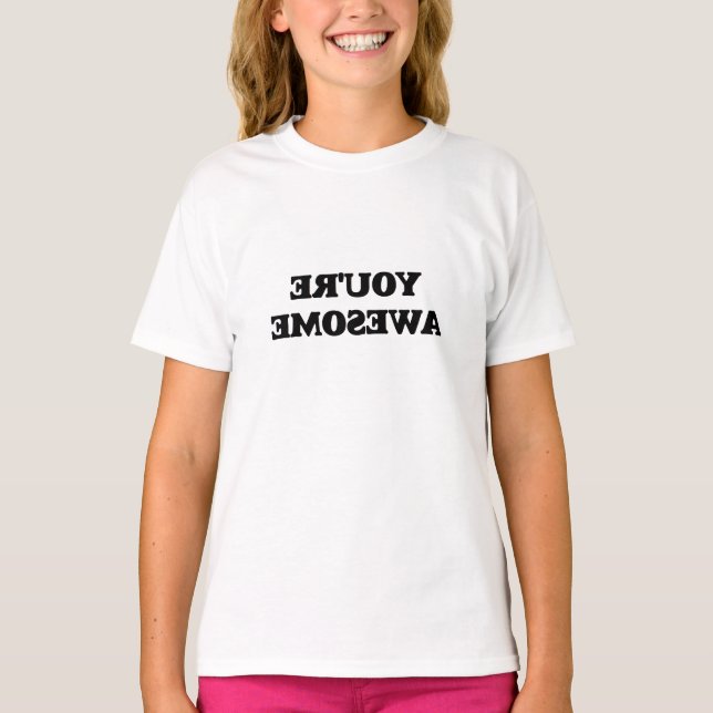 "SIE sind FANTASTISCHES" Reflexions-Shirt T-Shirt (Vorderseite)