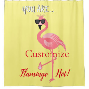 Sie sind Flamingo Hot Thunder_Cove Duschvorhang