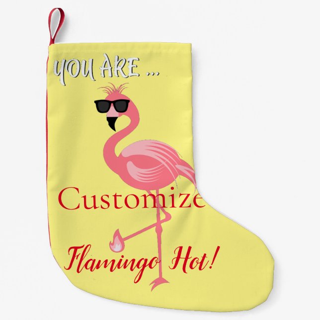 Sie sind Flamingo Hot Thunder_Cove Kleiner Weihnachtsstrumpf (Vorderseite)
