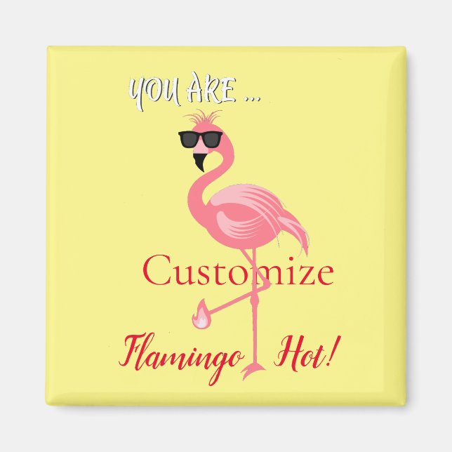 Sie sind Flamingo Hot Thunder_Cove Magnet (Vorne)