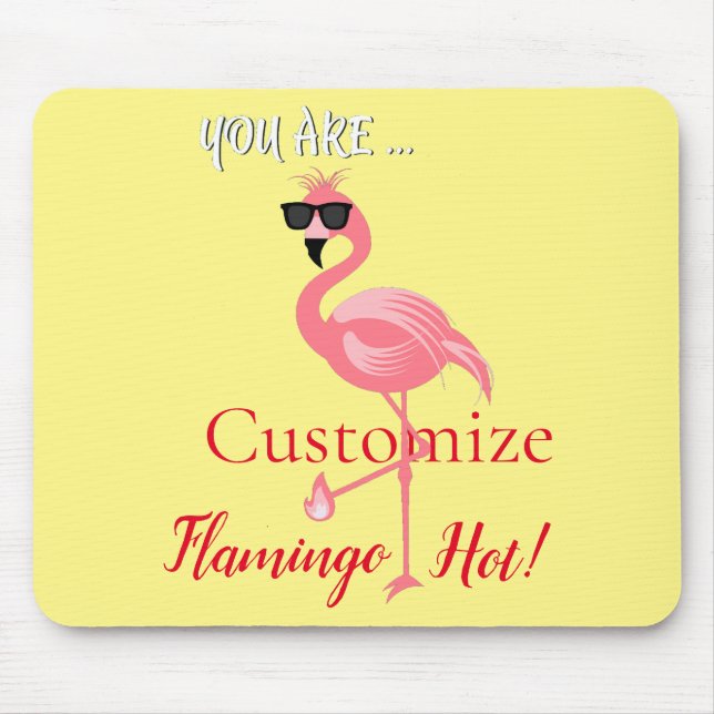 Sie sind Flamingo Hot Thunder_Cove Mousepad (Vorne)