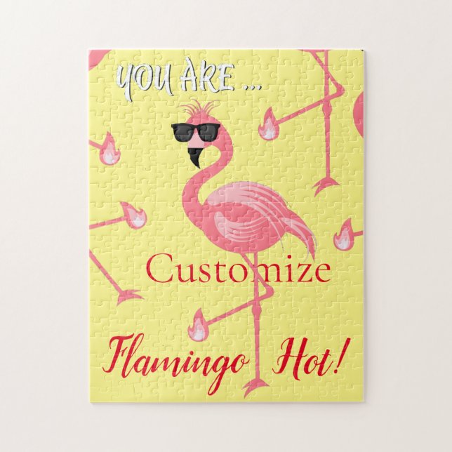 Sie sind Flamingo Hot Thunder_Cove Puzzle (Vertikal)