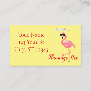 Sie sind Flamingo Hot Thunder_Cove Visitenkarte