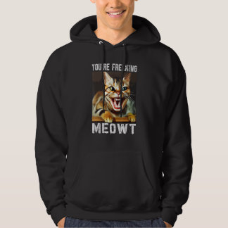 Sie sind Freaking Meowt Cat Meme Meow Pun Cat 11 Hoodie