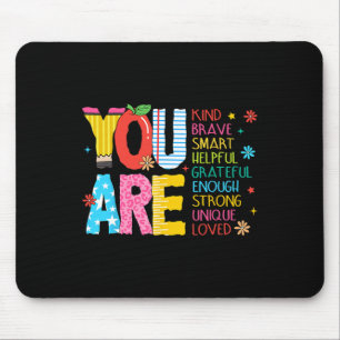Sie Sind Freundlich Mutig Inspirierender Lehrer Er Mousepad