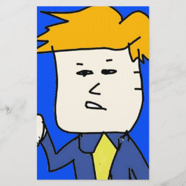 Sie sind gefeuert Cartoon Junge Briefpapier