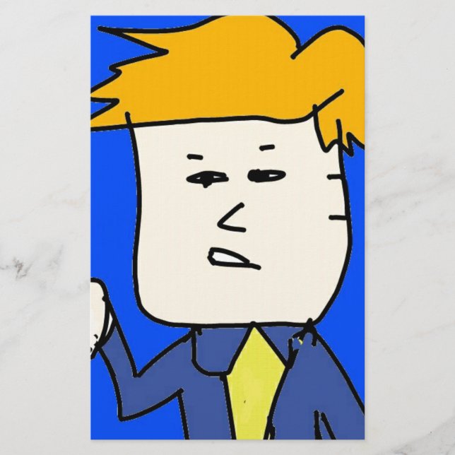 Sie sind gefeuert Cartoon Junge Briefpapier (Vorderseite)