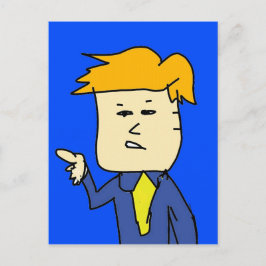Sie sind gefeuert Cartoon Junge Postkarte