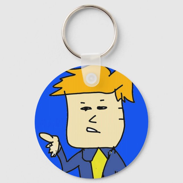 Sie sind gefeuert Cartoon Junge Schlüsselanhänger (Vorderseite)