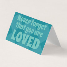 Sie sind geliebt platonische Valentine Notecard 25