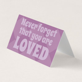 Sie sind geliebt platonische Valentine Notecard 25