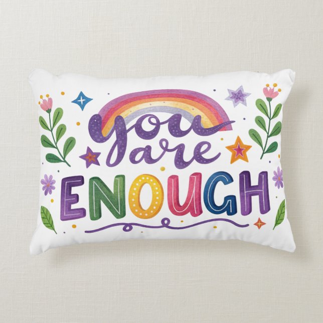 Sie sind genug Akzent Pillow Dekokissen (Vorderseite)