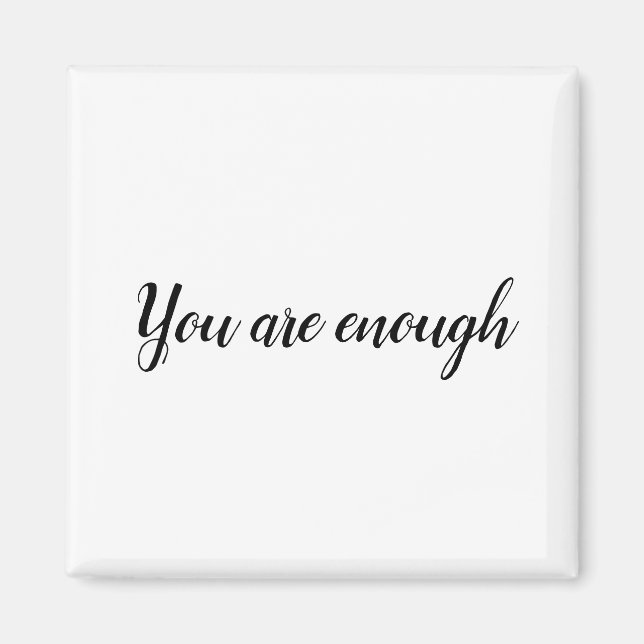 Sie sind genug einfache Angebote Magnet (Vorne)