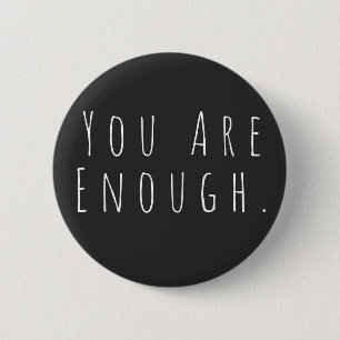 SIE SIND GENUG   Inspiration Word Art Graphic Button