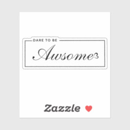 Sie sind genug - Liebe Herz Aufkleber