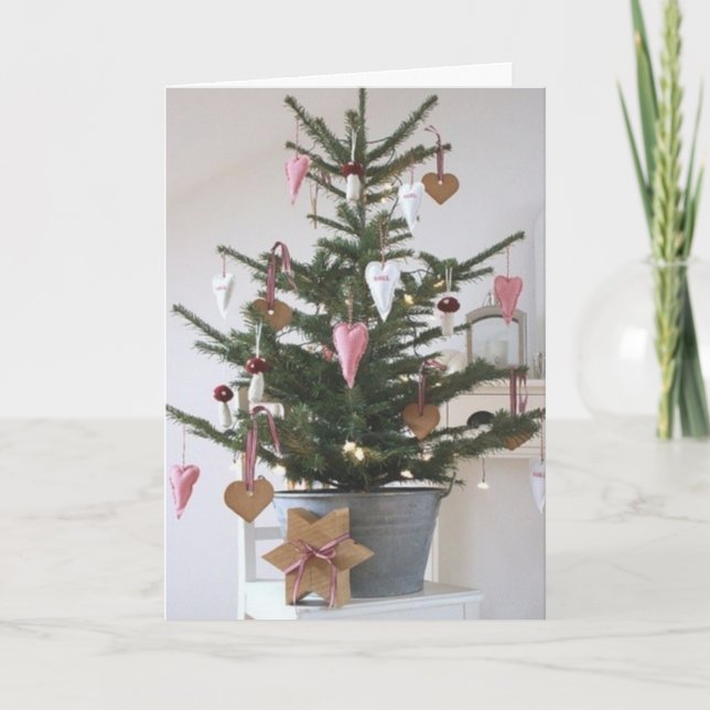 **SIE SIND GERNE AUF EINE SEHR LEICHTE CHRISTMAS G KARTE (Vorderseite)