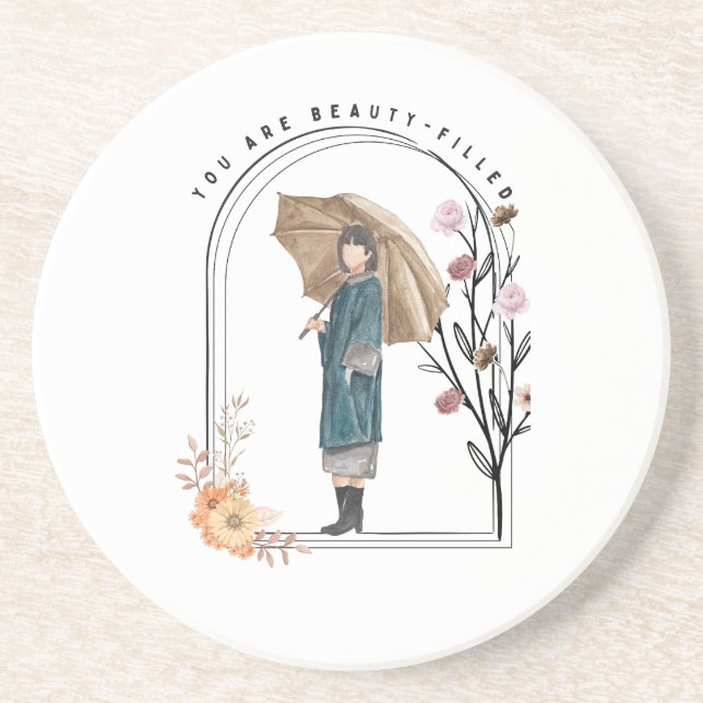 Sie sind geschmeidig gefüllt getränkeuntersetzer (Vorne)