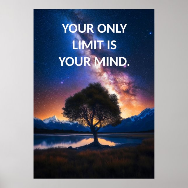 Sie sind grenzenlos motiviert Poster (Vorne)
