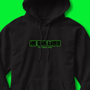 Sie sind grün und schwarz hoodie