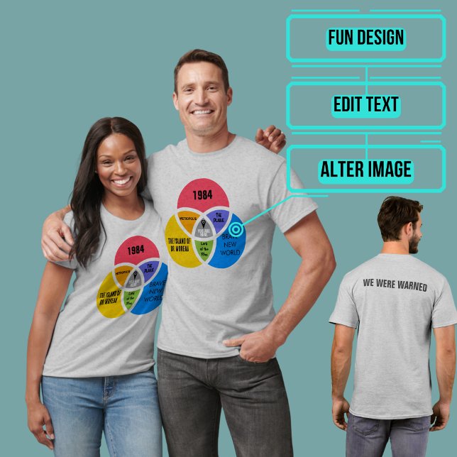 Sie sind hier Dystopian Future Mashup Ver 03 T-Shirt (Please enjoy our dystopian future mashup tee)