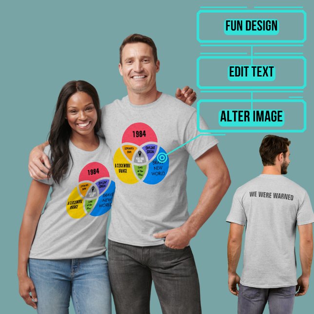 Sie sind hier Dystopian Future Mashup Ver 04 T-Shirt (Please enjoy our dystopian future mashup tee)