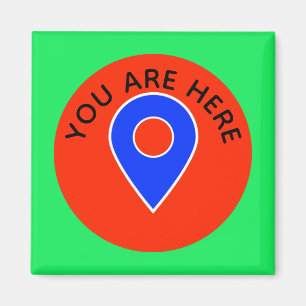 Sie sind hier Locator Cruise Door Marker Magnet