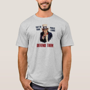 Sie sind Ihre öffentlichen Lands verteidigen sie O T-Shirt