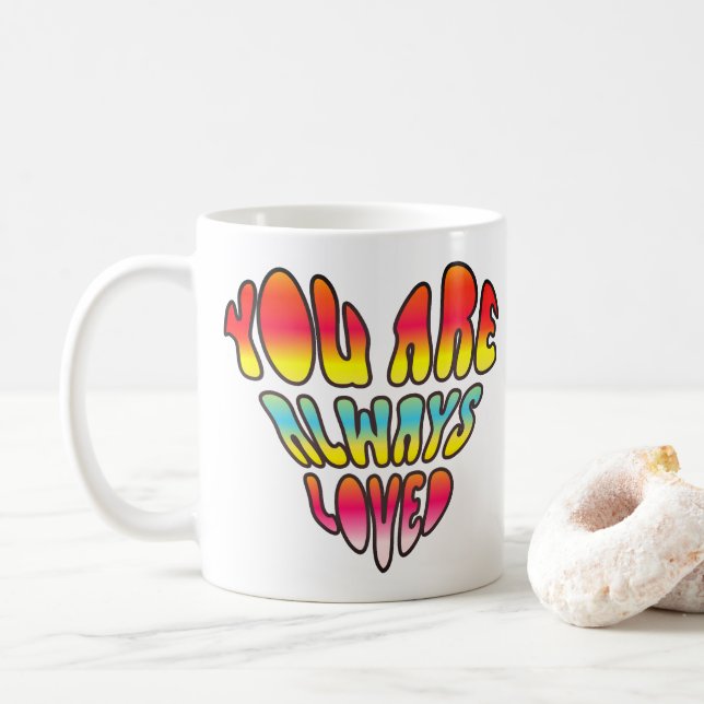Sie sind immer geliebt kaffeetasse (Mit Donut)