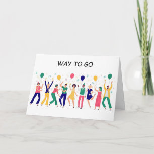 SIE SIND **JETZT VERSCHIEDEN** SIE HABEN ES GETAN! KARTE